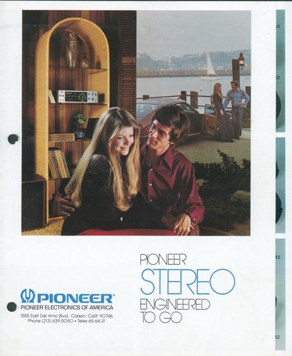 C1972 pioneer autoradio - c1972,