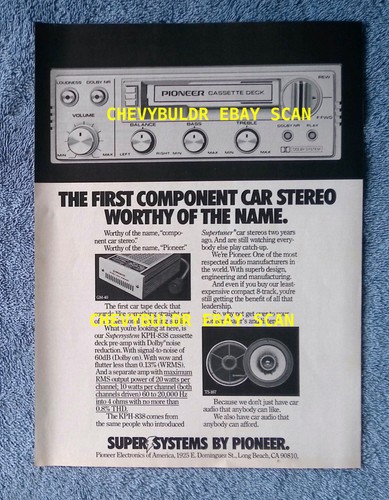 Pioneer cassette deck - cassette,