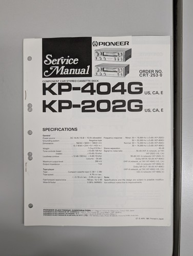 Pioneer 404g 202g - pioneer, /202g